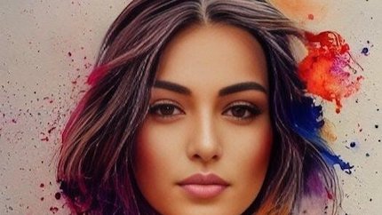 Afërdita Shehu al lavoro con un'intelligenza artificiale